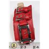 Image 1 : 945-120 BIJOUX TERNER QUARTZ RED LEATHER BAND &