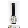 Image 1 : 945-109 SPEATAK QUARTZ BLACK GENUINE LEATHER