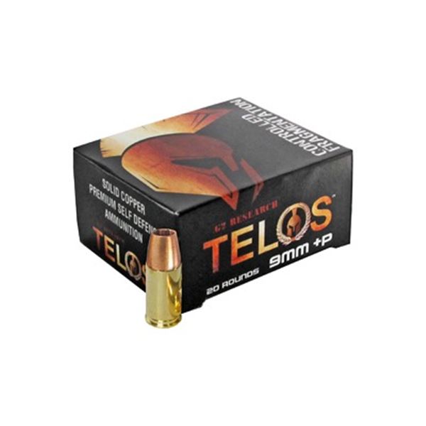 G2R TELOS 9MM +P 92GR - 20 Rds