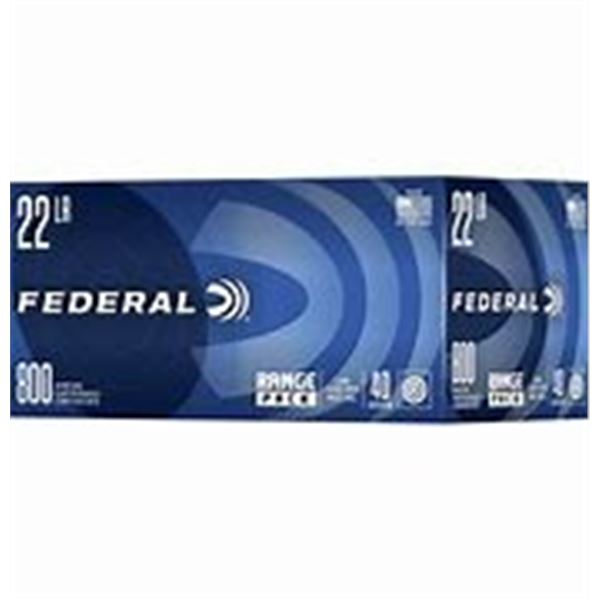 FEDERAL RANGE PACK 22 LR 40GR LRN - 800 Rds