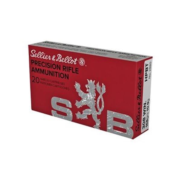 S& B 308 WIN 168 GR HPBT - 20 Rds
