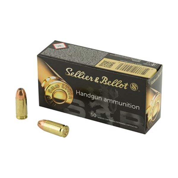 S& B 9MM 115GR JHP - 50 Rds