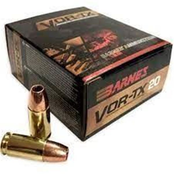 BARNES VOR-TX 9MM 115GR XPB - 20 Rds