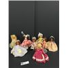 Image 1 : Lot of 8 Vintage Nancy Ann Storybook Dolls