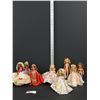 Image 1 : Lot of 8 Vintage Nancy Ann Storybook Dolls