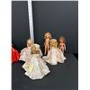 Image 2 : Lot of 8 Vintage Nancy Ann Storybook Dolls