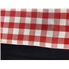 Image 8 : 1950s Cheerful Linen Lot - Includes Red and White Linen Tablecloth 46 x 46", Lot of 2 Very Nice Dish