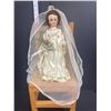 Image 2 : Made in USA #15 Bride Doll. Hard Plastic. J