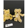Image 2 : Lot of 3 Vintage Collectible Teddy Bears