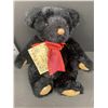 Image 8 : Lot of 3 Gund. Including Blackjack Bear, Signed Limited Edition. Adorable Black Plush Bear His # is 