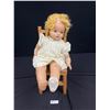 Image 1 : Beautiful Vintage Collectible Doll - Sleepy Eyes, Painted Mouth, Cloth Body