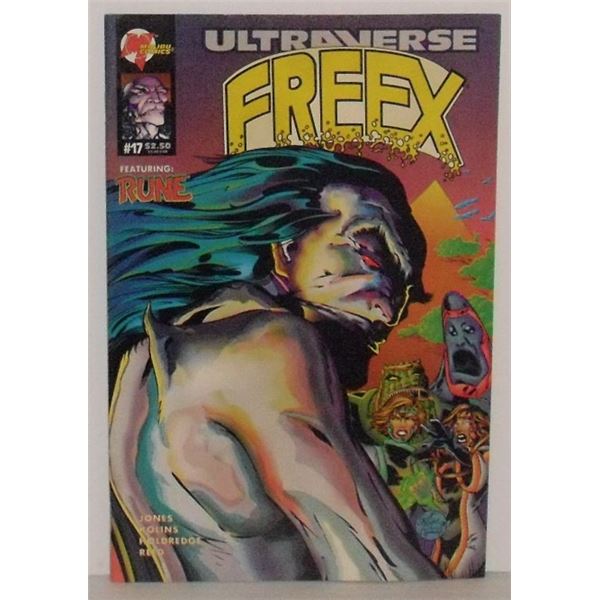 Ultraverse Freex Vol. 1 #17 February 1995 Printed in Canada - bande dessinée Canadienne