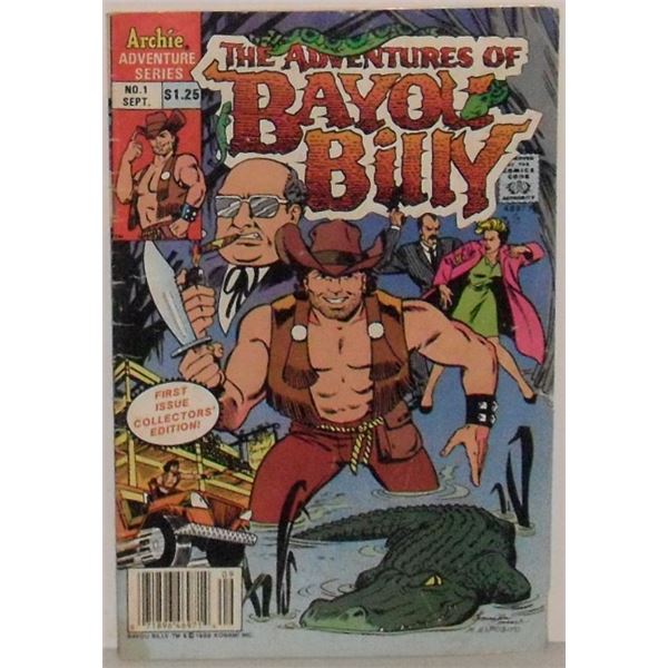 The Adventures of Bayou Billy Archie Adventure Series #1 Sept 1989 USA - bande dessinnée anglaise