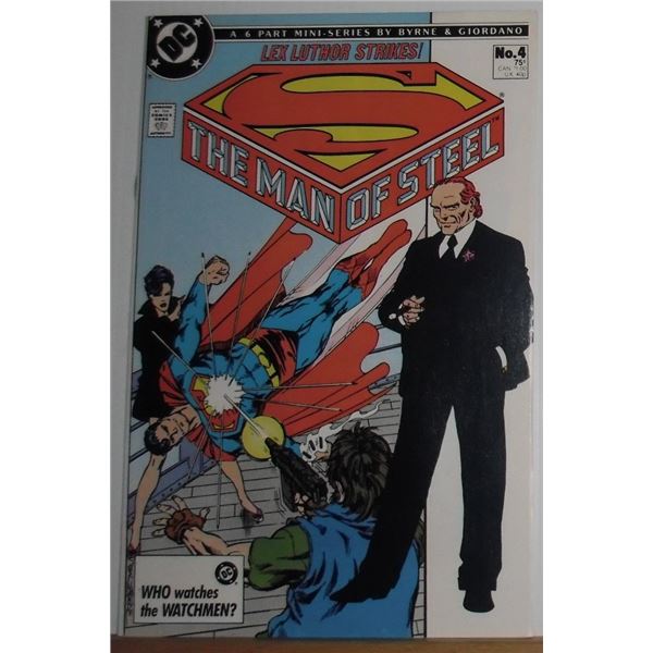 Rare near mint or mint DC Comics The Man of Steel #4 1986 - bande dessinée presque neuve ou neuve