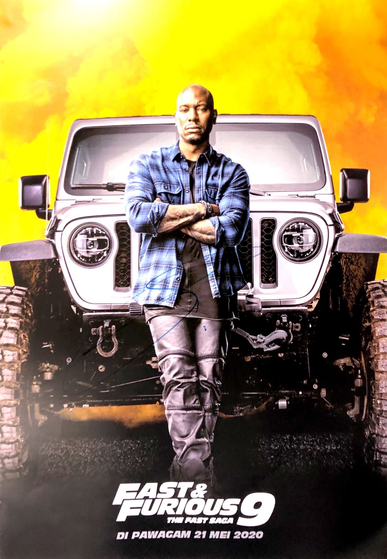 Fa9 Sticker Autograph Fast and Furious 9 Poster