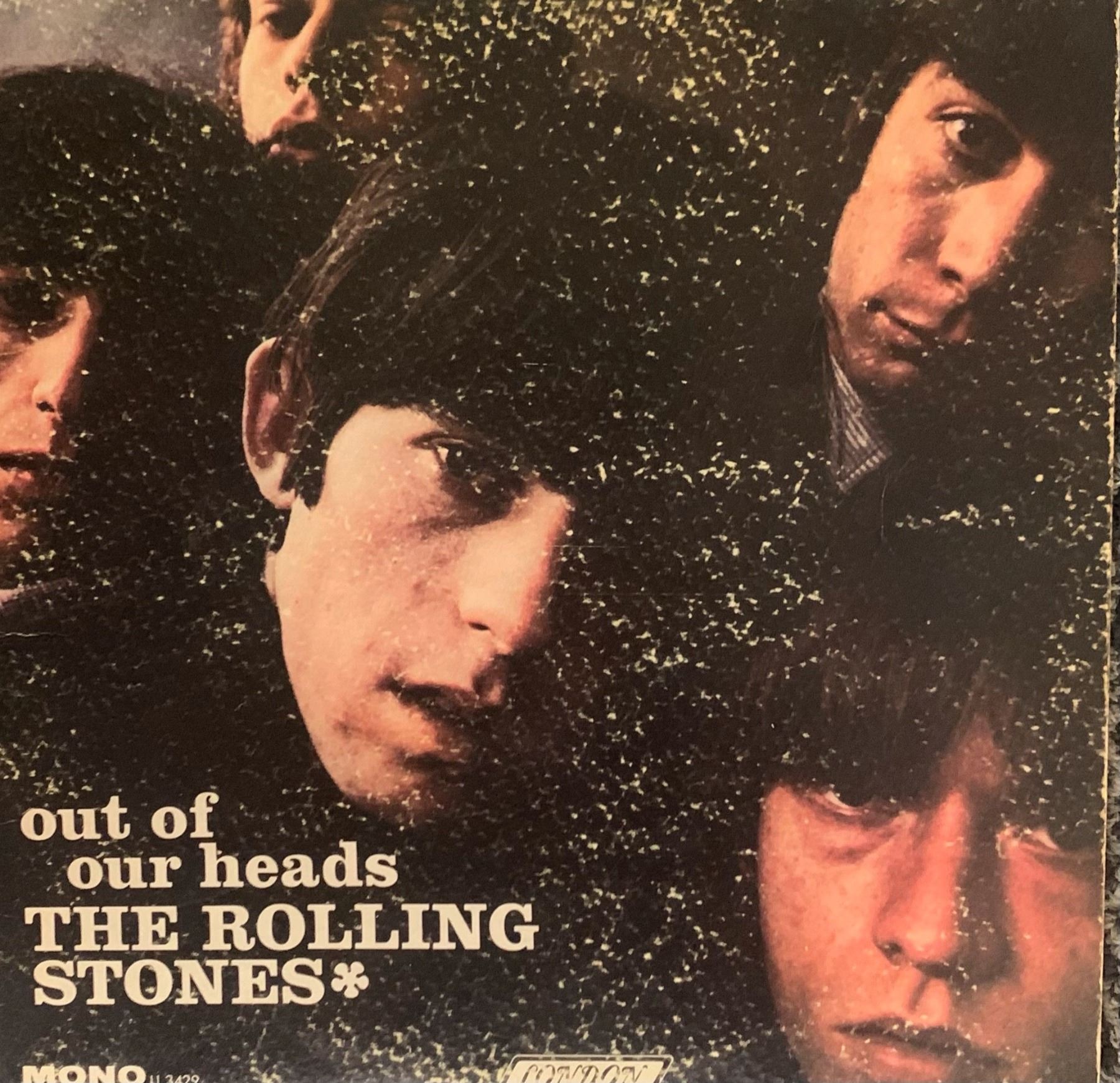 Signed The Rolling Stones Out Of Our Heads Album Cover Signed The Rolling Stones Out Of Our Heads Album Cover