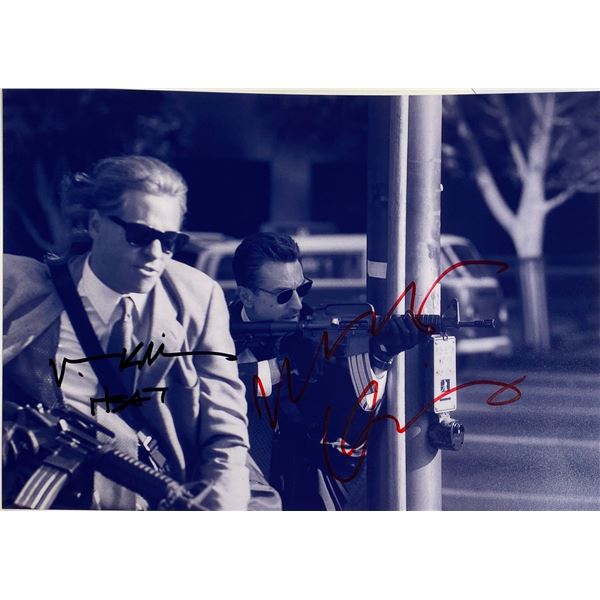 Autograph Signed Heat Val Kilmer Robert De Niro Photo