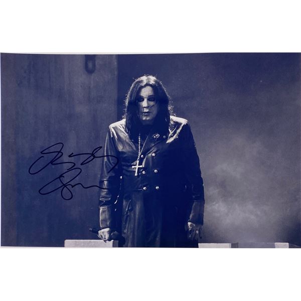 Autograph Signed Ozzy Osbourne Photo