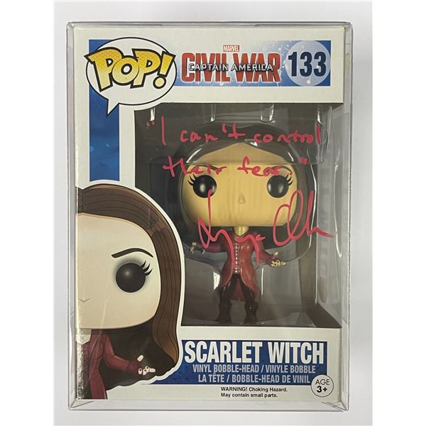 JSA Signed Scarlet Witch Funko Pop
