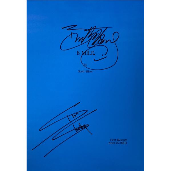 8 Mile Eminem  Autograph Signed Script Cover