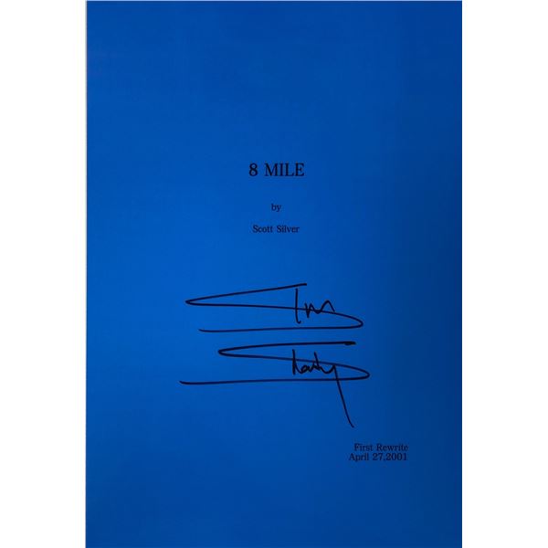 8 Mile Eminem  Autograph Signed Script Cover