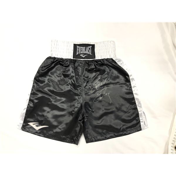 Sylvester Stallone Signd Boxing Shorts