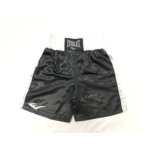 Sugar Ray Leonard Signd Boxing Shorts