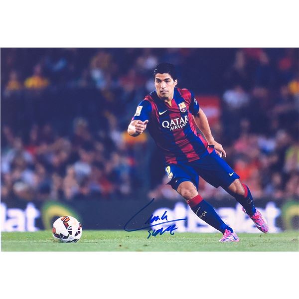 Luis Suarez  Autograph Signed Photo