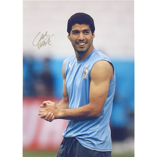 Luis Suarez  Autograph Signed Photo