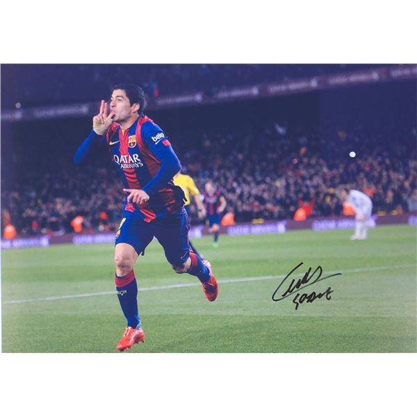 Luis Suarez  Autograph Signed Photo