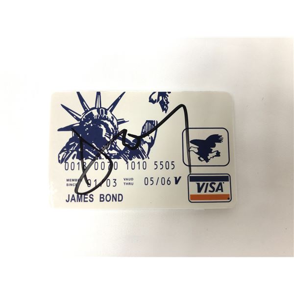 Daniel Craig Autograph  Autograph Signed James Bond 007 Toy Card