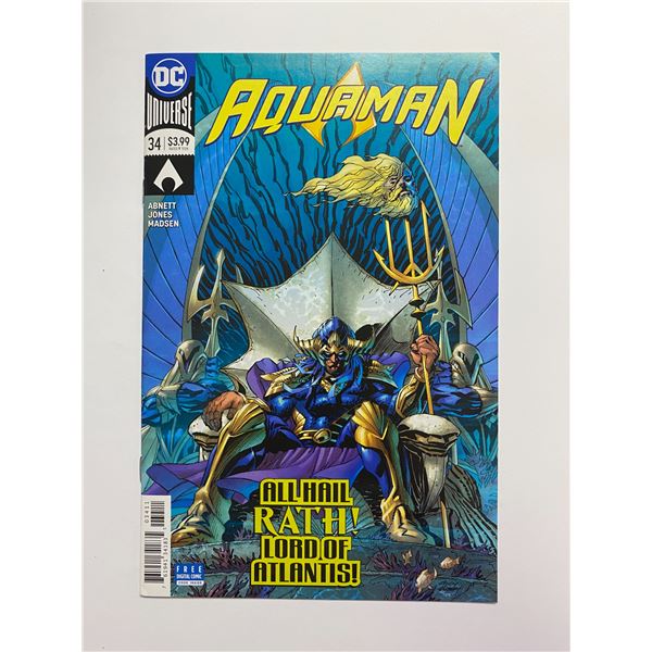 Aquaman 34 DC Vintage Comic Book