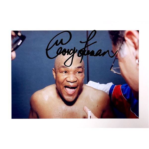 George Foreman Autograph  Autograph Signed Photo