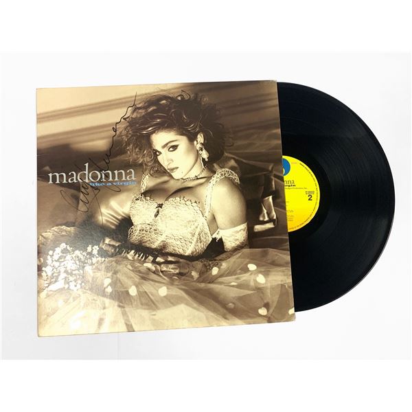 Autographed Madonna Like A Virgin Vinyl