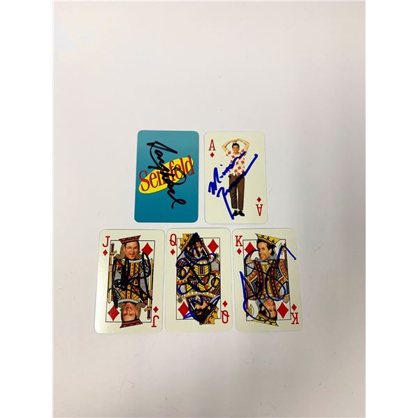 Autograph Signed Seinfeld Playing Card Set Jerry Seinfeld