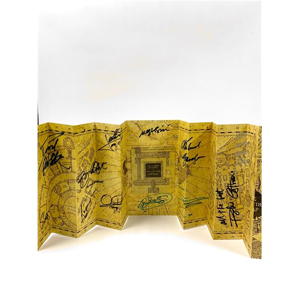Autograph Signed Harry Potter Map Toy