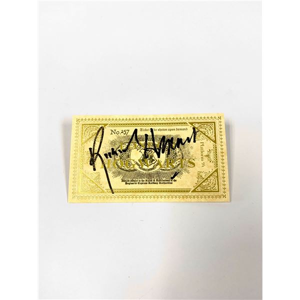 Autograph Signed Richard Harris Train Ticket
