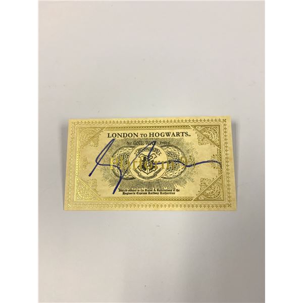 Autograph Signed Gary Oldman Train Ticket