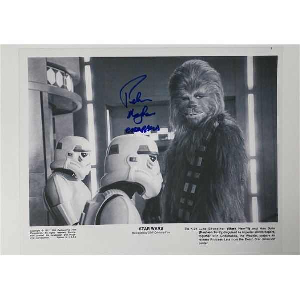 Autograph Signed Star Wars Press Kit Photo