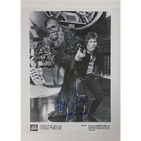 Autograph Signed Star Wars Press Kit Photo