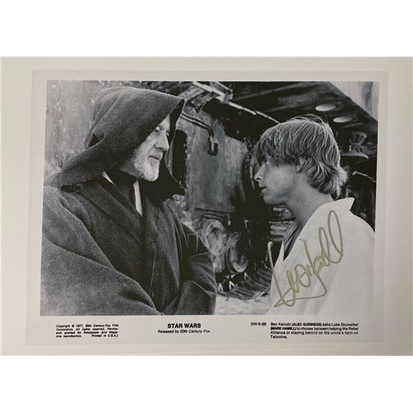 Autograph Signed Star Wars Press Kit Photo