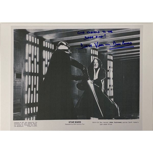 Autograph Signed Star Wars Press Kit Photo