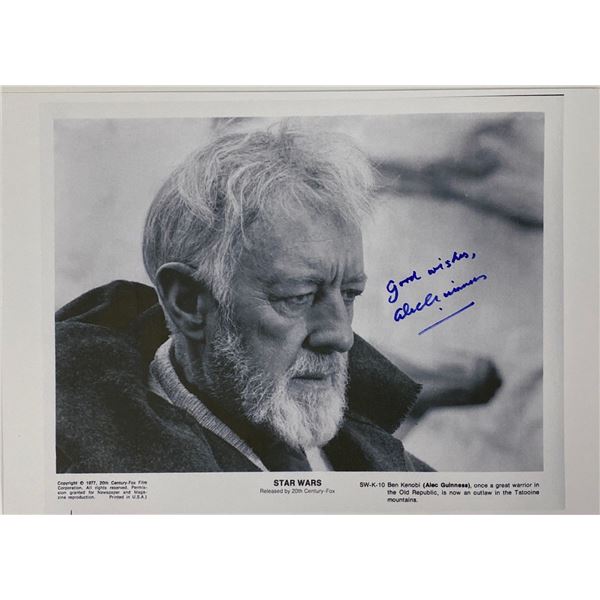 Autograph Signed Star Wars Press Kit Photo