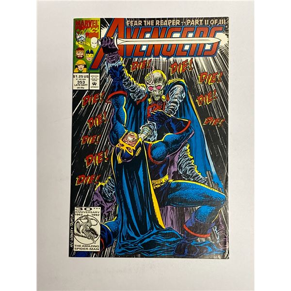 Avengers 353 Classic Vintage Comic Book