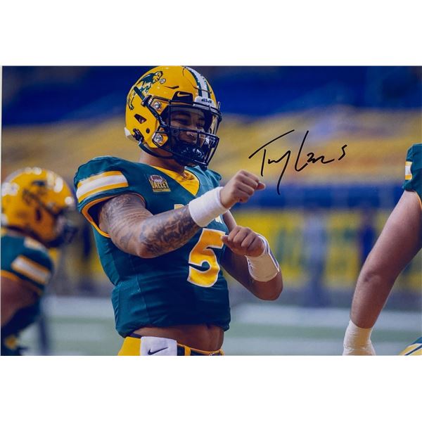 Autograph Signed Trey Lance Photo