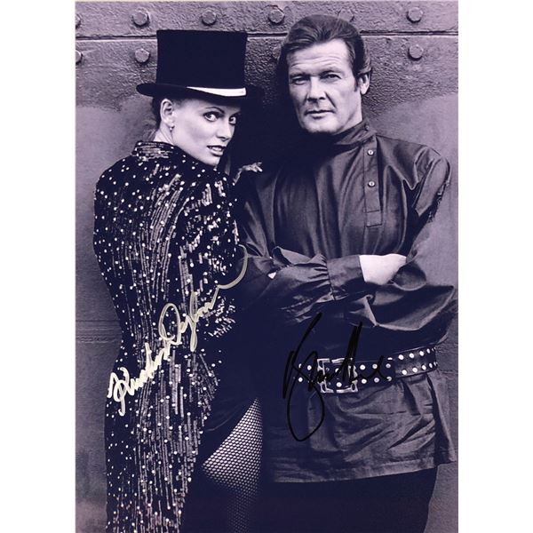 Roger Moore Autograph Signed James Bond 007 Photo