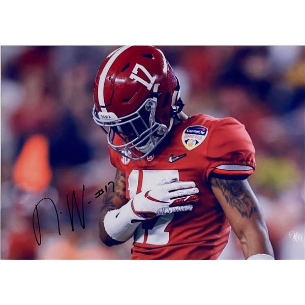 Autograph Signed Jaylen Waddle Photo