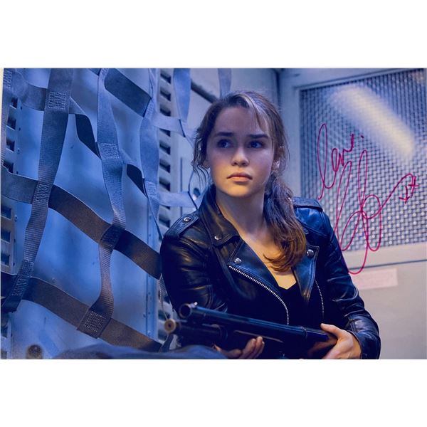 Autograph Signed Emilia Clarke Photo