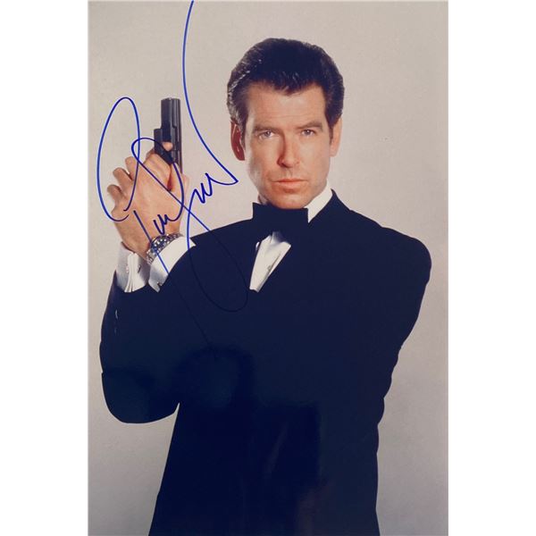 Autograph Signed James Bond 007 Pierce Brosnan Photo