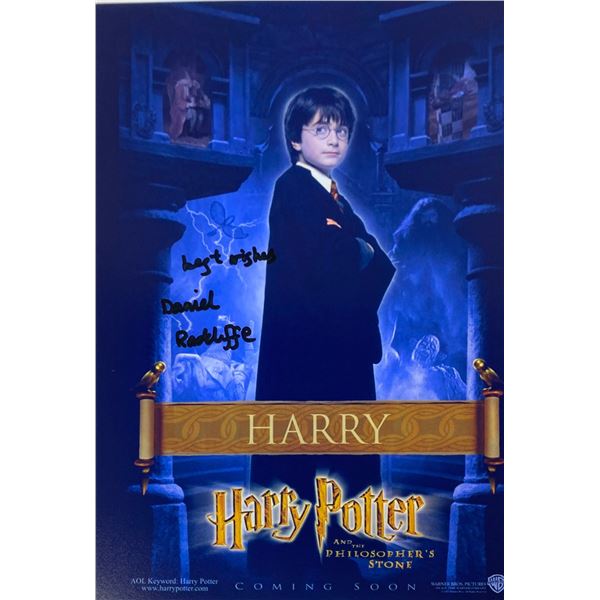 Autograph Signed Harry Potter Daniel Radcliffe Photo